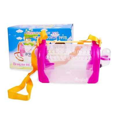 Travel Box for small animal hamster, sugar glider (Randomed Color)