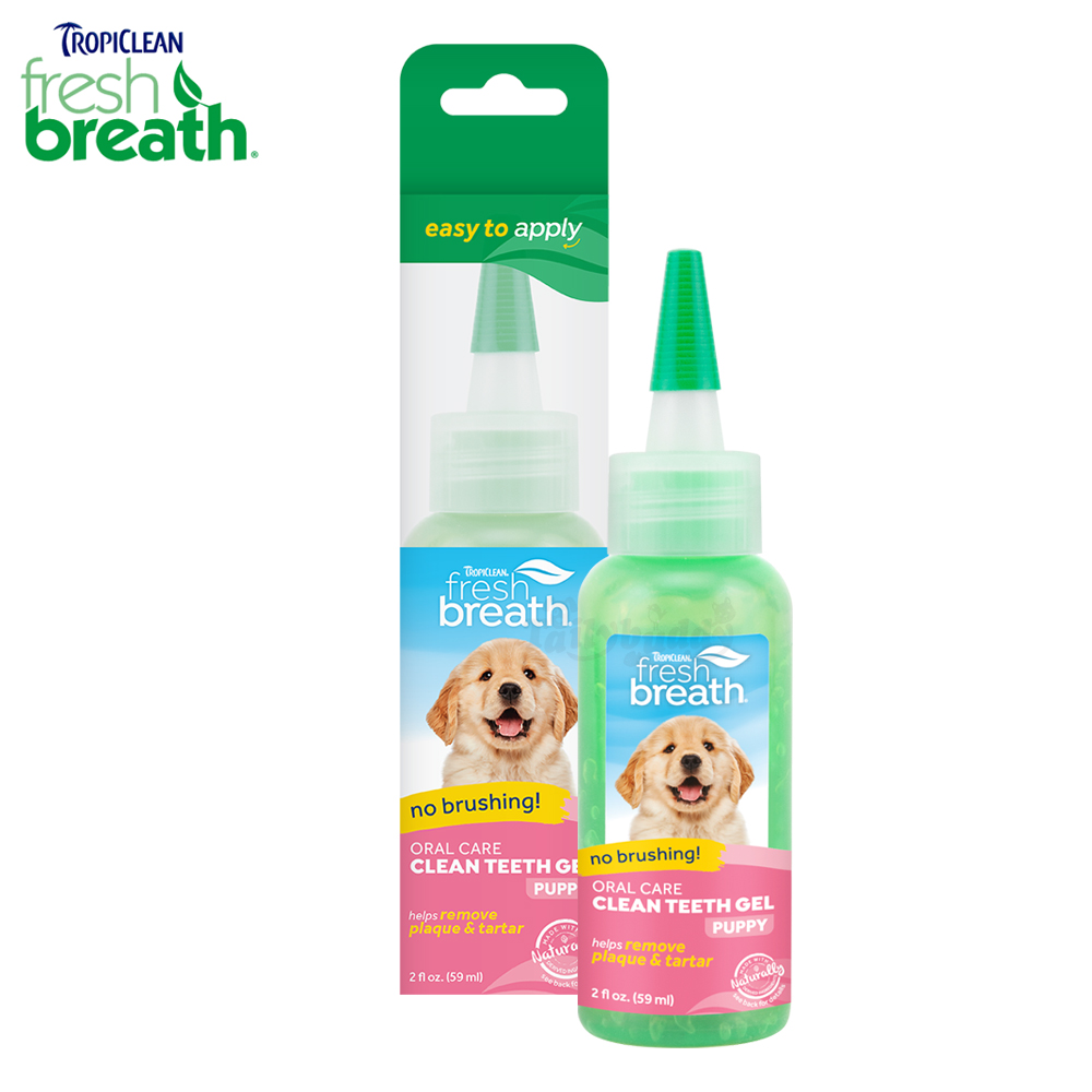 TropiClean Fresh Breath Oral Care Clean Teeth Gel For Dogs,, 43 OFF