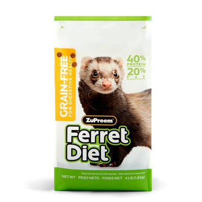 ZuPreem Ferret (Grain-Free) ซูพรีม อาหารเฟอเรท สูตรเกรนฟรี โปรตีนสูง ย่อยง่าย (1.8kg)