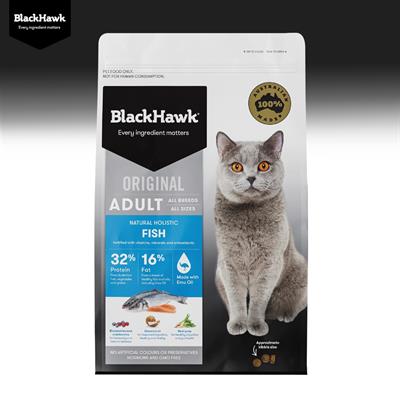 BlackHawk (Original) Cat Adult อาหารแมวโตโฮลิสติก สูตรปลาออสเตรเลีย บำรุงผิว หอมอร่อย ย่อยง่ายสบายท้อง