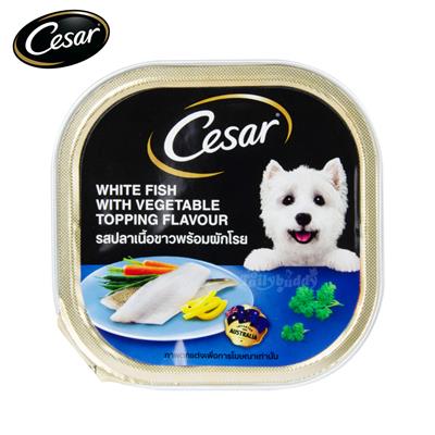 Cesar White fish with Vegetable topping (100g.)