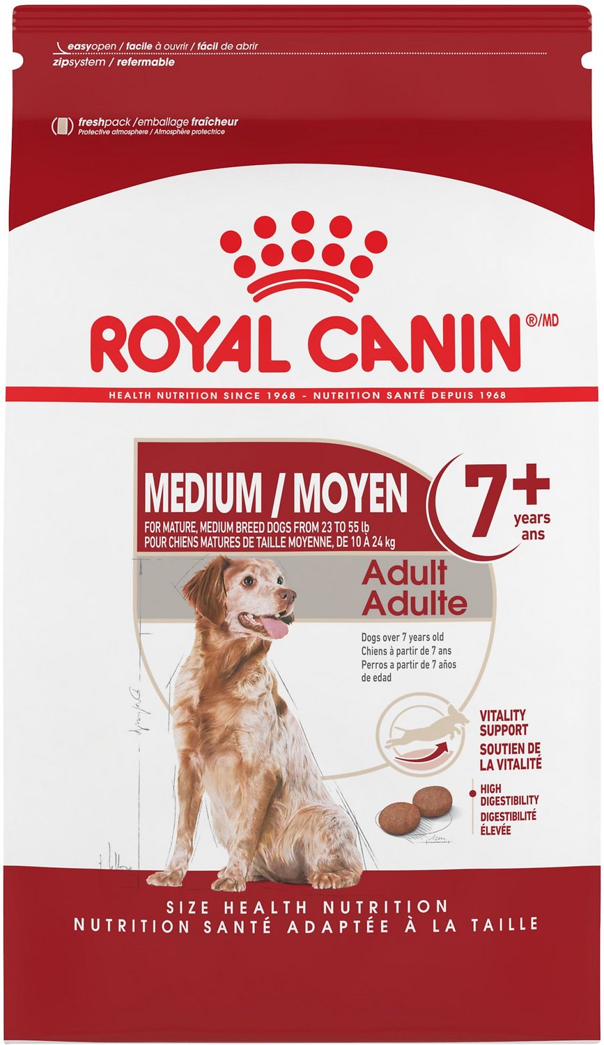 Купить роял канин 7. Royal Canin Medium Adult 7+ нормы кормления. Медиум Эдалт 7+ 4 кг.