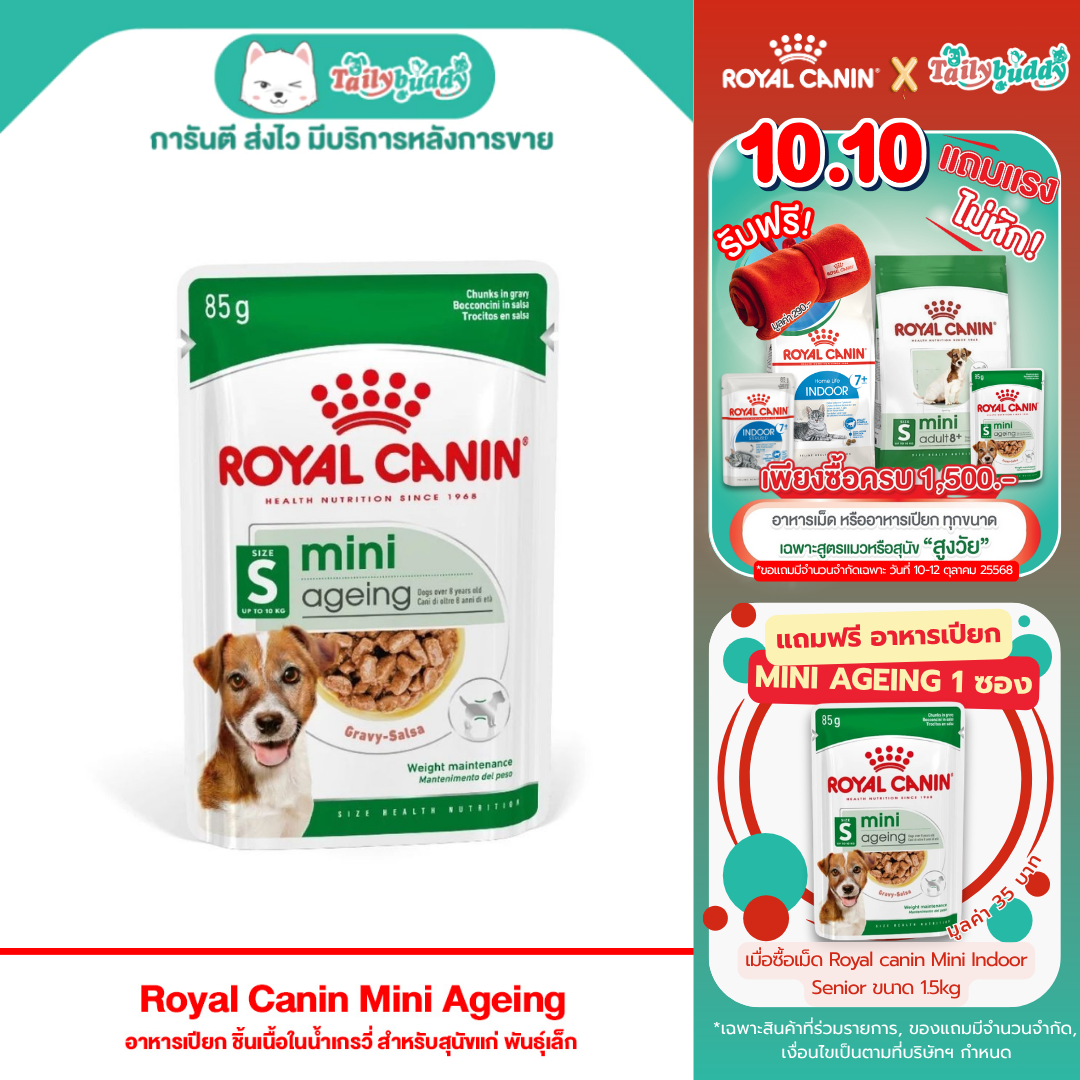 Royal Canin (Mini Ageing) in pouch, Wet food for senior small breed