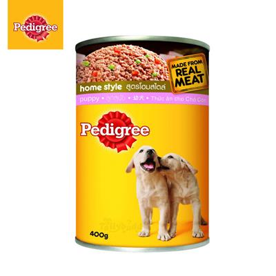เพดดีกรี Pedigree - อาหารเปียกสุนัขแบบกระป๋อง สำหรับลูกสุนัขทุกสายพันธุ์ (400g. , 700g.)