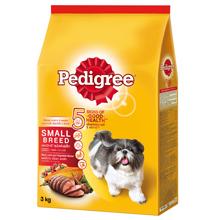 Pedigree - อาหารสุนัขแบบเม็ดสำหรับสุนัขเล็ก รสวัว,แกะและผัก (480g. , 1.5Kg. , 3Kg. , 8Kg. , 20Kg.)