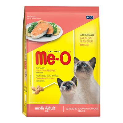 MeO มีโอ อาหารแมว(แบบเม็ด) รสแซลมอน สำหรับแมวโต อายุ 1 ปีขึ้นไป