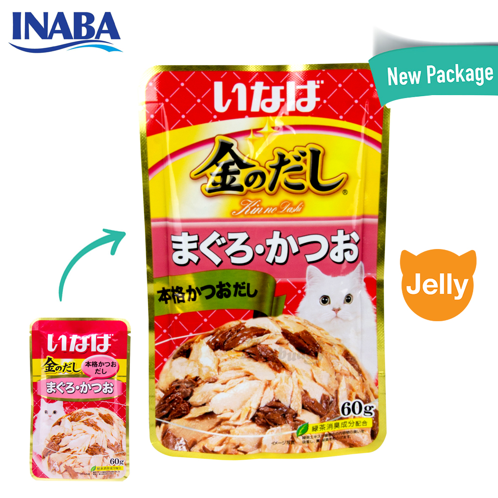 INABA Jelly อาหารเปียก สำหรับแมว รสทูน่าในเยลลี่ (60 g.) (IC-10)