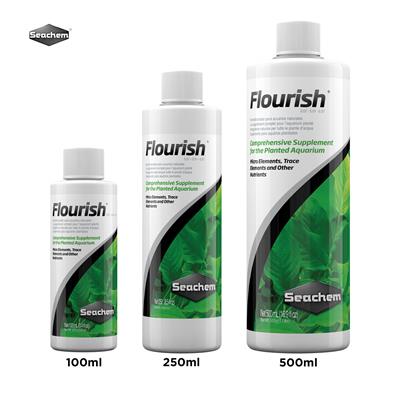 Seachem Flourish - รวมแร่ธาตุและอาหารเสริมทั้งหมด สำหรับตู้ไม้น้ำ