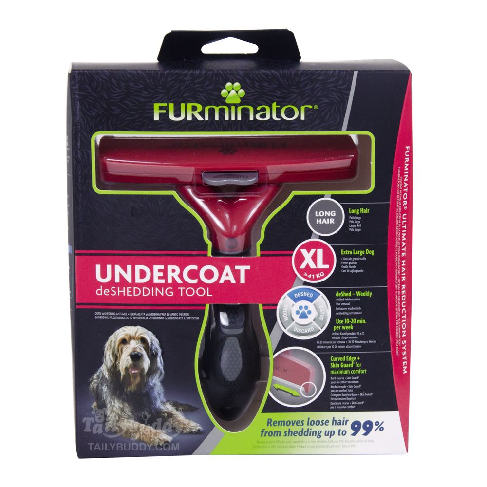 New! FURminator UNDERCOAT Long Hair Dog deSHEDDING TOOL (Size XL) for ...