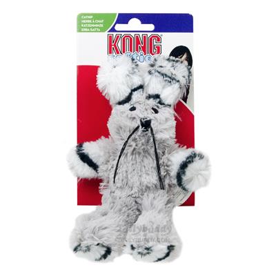 KONG Softies Fuzzy Bunny - ตุ๊กตากระต่าย ของเล่นสำหรับแมว มีแคทนิบเกรดพรีเมียมอยู่ภายใน