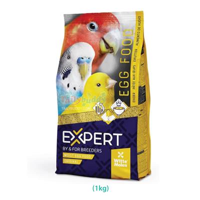 Expert Moist Egg Food (Original) for breeders อาหารไข่ สูตรอ่อนนุ่มพร้อมใช้ สำหรับนกกินเมล็ดทุกชนิด (1kg) (Xcode:351)