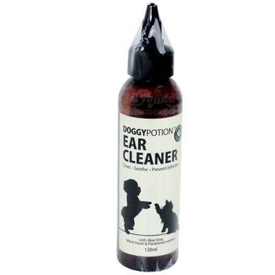 Doggy Potion Ear Cleaner น้ำยาล้างหูสำหรับสุนัขและแมว กำจัดขี้หู ลดการคัน กำจัดกลิ่น (120ml)