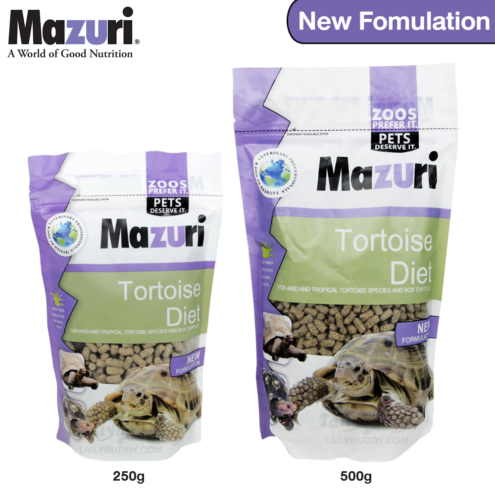 Mazuri Tortoise Diet มาซูริ อาหารเต่าบก แป้งน้อย ไฟเบอร์สูง มีหญ้าทิโม ...