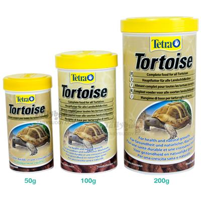 Tetra Tortoise อาหารเต่าบก สูตรมาตรฐาน มีความสมดุลของ โปรตีน ไฟเบอร์ และแคลเซียม
