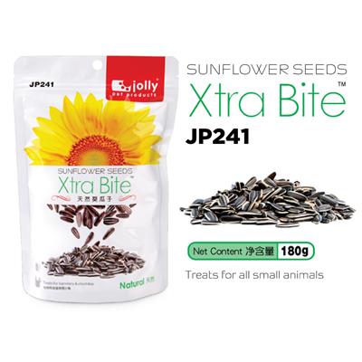 Jolly Xtra Bite Sunflower Seeds เมล็ดทานตะวัน สำหรับ  แกสบี้ หนูแฮมสเตอร์ (180g) (JP241)