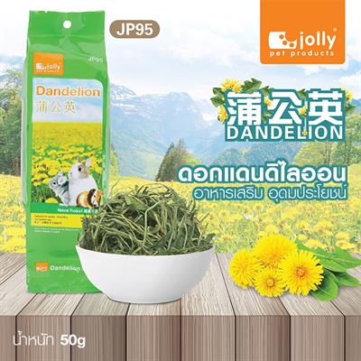 Jolly Dandelion หญ้าจากต้นแดนดิไลออน อุดมด้วยสารอาหาร เสริมไฟเบอร์ ช่วยระบบย่อยอาหาร 50g (JP95)