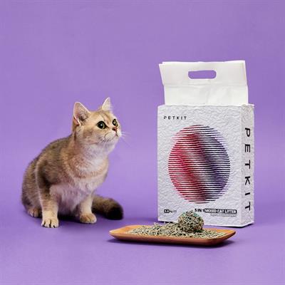 PETKIT Cat Litter ทรายแมวที่มีส่วนผสมธรรมชาติถึง 5 อย่าง ช่วยลดกลิ่น ละลายง่าย ไร้ฝุ่น ใช้กับห้องน้ำอัตโนมัติได้ 3.6kg (7L)