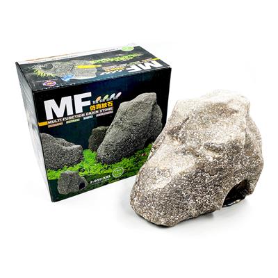 MF Multi-Function Grain Stone หินตกแต่งตู้ปลา มีโพรงอยู่ภายใน ใช้เป็นบ้าน ที่ออกไข่สำหรับปลาหรือสัตว์น้ำ