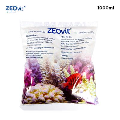 ZEOvit Filter Media มีเดียดูดซับของเสีย ทั้งฟอสเฟตและไนเตรท เม็ดหินขนาดใหญ่ ใช้ได้นาน แนะนำให้ใช้คู่กับ ZEObak (1000ml) [Korallen-Zucht, ZEOvit]