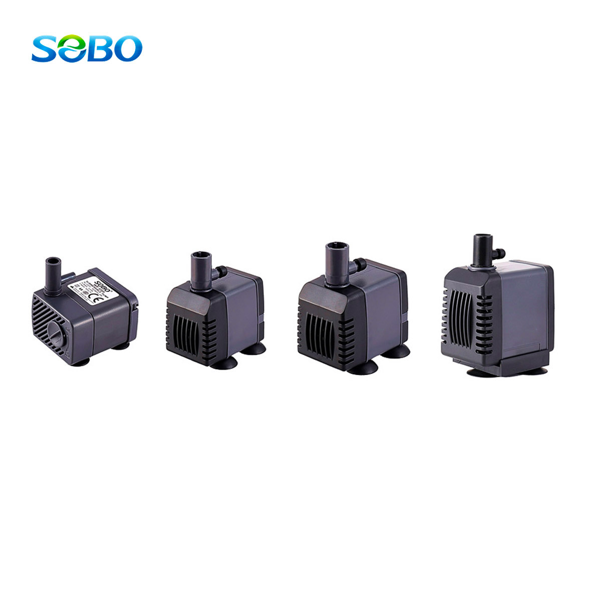 SOBO Water Pump ปั๊มน้ำขนาดเล็ก ราคาเบา ใช้งานได้ทุกรูปแบบ มีหัวแปลงให้เหมาะสมกับสายยางทุกขนาด แรงดัน 300-1200L/h