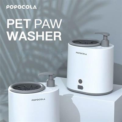 POPOCOLA  Pet Paw Washer ถ้วยล้างเท้าสัตว์เลี้ยงอัตโนมัติ ทำจากแปรงซิลิโคนอย่างดี นุ่มนวล ล้างเท้าและนวดไปพร้อมกัน