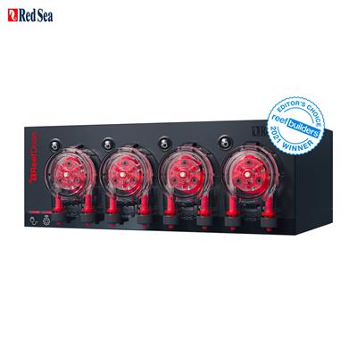 Red Sea ReefDose 4 - Accurate, Smart, Intuitive dosing pump. The doser is designed and built specifically for the daily supplementing of reef aquariums.