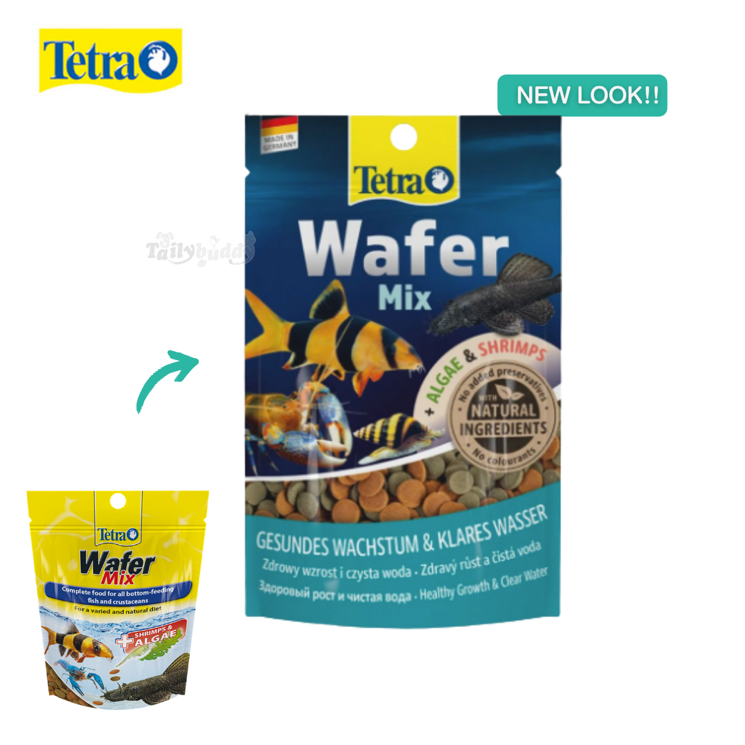 TETRA WaferMix อาหารระดับพรีเมี่ยม สำหรับกลุ่มปลาและกุ้ง ที่ชอบหากินตามพื้นตู้ (68g)