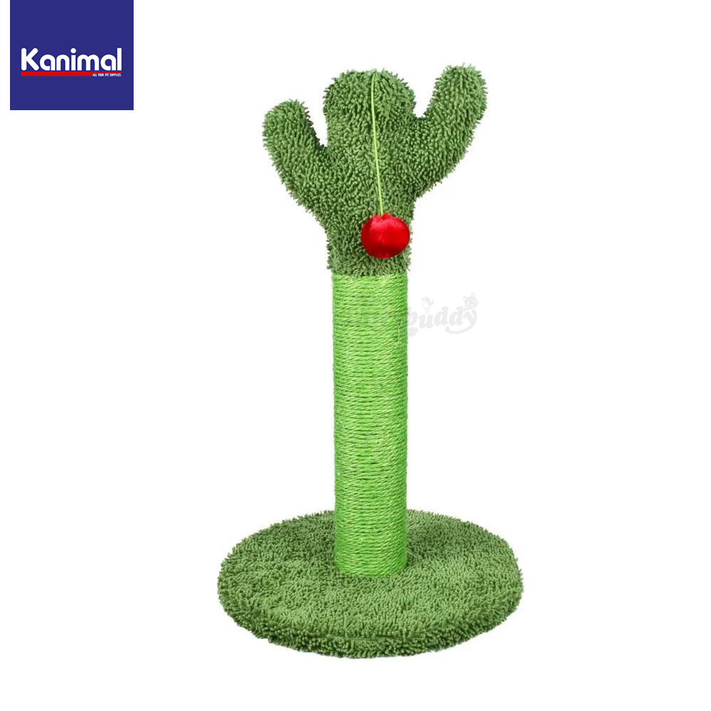 Kanimal The Cactus เสาลับเล็บแมว รูปทรงต้นกระบองเพชร ของเล่นแมว (65x40x40cm)