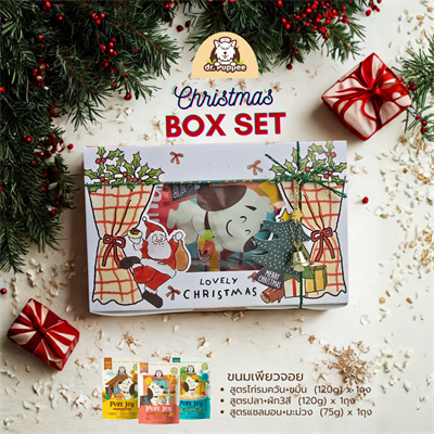 (Combo Set) PURE Joy Healthy Dog Treat, Mixed 3 formulas Smoked Chicken+, Fish&Vegetable, Salmon&Mango