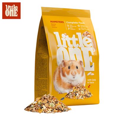 Little One Hamsters อาหารหนูแฮมเตอร์ สูตรสมดุล เสริมคารอบ และ ยัคค่า เสริมภูมิ ลดกลิ่นมูล (400g, 900g)