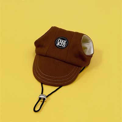 (Pre-Order 2-3 วัน) Clawset หมวกหมาแมว - หมวก cool kid (สีน้ำตาล)