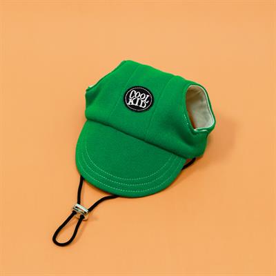 (Pre-Order 2-3 วัน) Clawset หมวกหมาแมว - หมวก cool kid (สีเขียว)