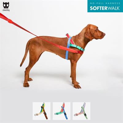 zee.dog No-Pull Softer Walk Harness สายรัดอกสุนัขแบบนุ่มนวล ไม่รัด ผ่อนแรง ช่วยให้สุนัขรู้สึกสบาย ไม่เจ็บ ไม่ถูกกระชากหรือดึงรั้ง เวลาจูง