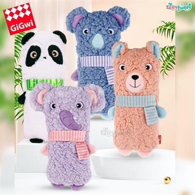 GiGwi Cat Toy, Catch & Scratch Series - wool doll with Catnip + Crinkle paper inside, Make more fun
