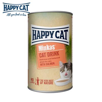 Happy Cat Minkas Cat Drink (Salmon) เครื่องดื่มสำหรับแมว มินคัส แคท ดริ้ง พร้อมแซลมอน ช่วยให้กินน้ำเยอะขึ้น ลดการเป็นนิ่ว  (135g)