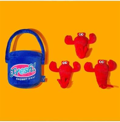 PETHROOM Nose work Toy - Lobster กุ้งถัง ของเล่นสัตว์เลี้ยงผ้านุ่ม เล่นสนุก สามารถเล่นได้ทั้งสุนัขและแมว