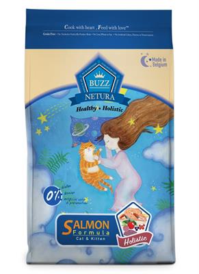 Buzz Netura Cat & Kitten Holistic Salmon Formula   (1kg, 4 kg)