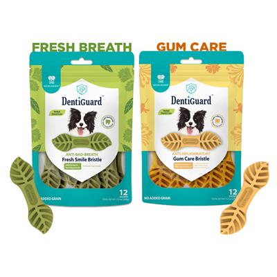 NATURA NOURISH DentiGuard - Herbal CareDental Dog Treats Fresh Breath Gum (204g/12pcs)