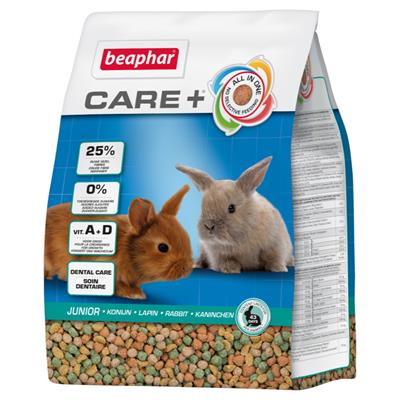 (EXP:02/10/2024) Beaphar Care+ Junior Rabbit อาหารลูกกระต่ายเกรดซุปเปอร์พรีเมี่ยม (250g)